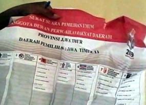 30 Ribu Surat Suara di Pamekasan Ditemukan Rusak