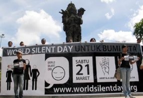 World Silent Day, Bali Justru Disibukkan Kampanye Parpol