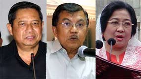 Pengamat: Kampanye SBY, JK dan Mega Kurang Dewasa 