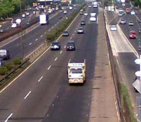 Libur Nyepi, Lalin Jakarta Sepi