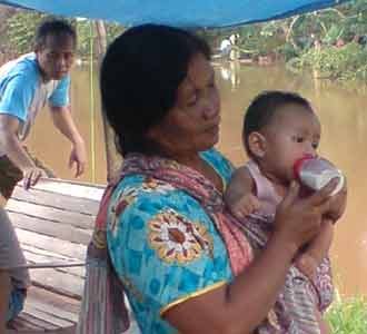 Pengungsi Korban Tanggul Jebol