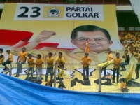 Untuk Pertama Kali, JK Berorasi di Kampanye Golkar