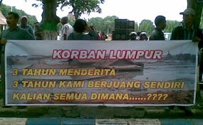 Korban Lumpur Lapindo Tagih Janji Gubernur Jatim