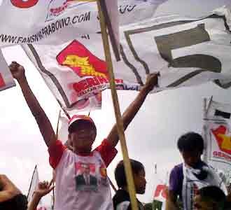 Kampanye Gerindra di Bandung