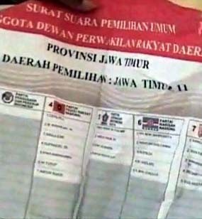 7 Ribu Surat Suara di Malang Rusak