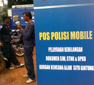 SIM Gratis untuk Korban Situ Gintung