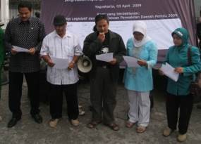 Caleg dan Calon Anggota DPD Deklarasikan Parlemen Hijau