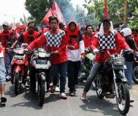 Kampanye PDIP, GBK Merah Total!
