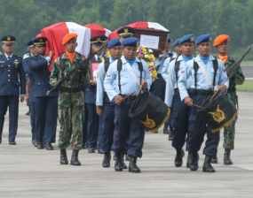 Jenazah Pilot Gede Disambut Isak Tangis di Bali