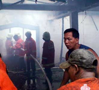 Rumah Caleg PDIP Terbakar
