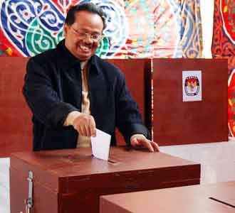 Erman Suparno Nyontreng Bareng TKI