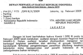  Beredar, Surat DPR Minta Namru-2 Dibuka Kembali