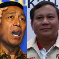Anggap Bersaudara, Wiranto-Prabowo Berangkulan