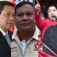 SBY Bagai Madu, Prabowo Sibuk Tour, Mega Ditemui Tokoh Senior 