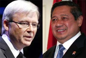 Telepon-teleponan dengan Kevin Rudd, SBY Bahas Illegal Migrant