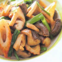 Chikuwa Tumis Jamur Shitake