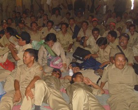 3 Ribu Perangkat Desa Tiduran di Pendopo Bupati