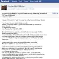 SMS Pejabat Soal Indikasi Kecurangan Pilgub Beredar di Facebook