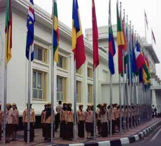 106 Bendera Negara KAA Diturunkan