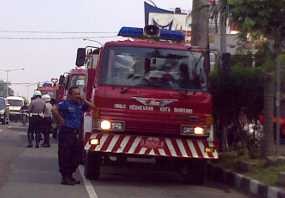 Genset Hotel Grand Aquila Terbakar