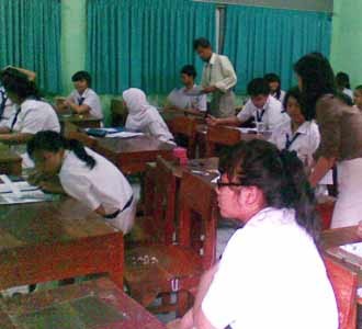UN di SMP Negeri 1 Cikini