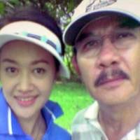 Rhani Sering Bersama Antasari di Lapangan Golf 