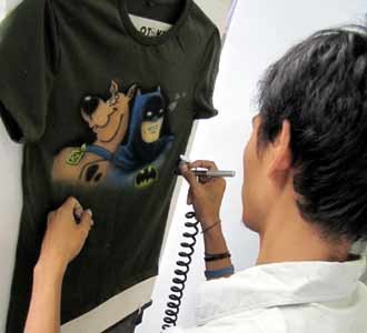 Semprot Airbrush, Saingan Baru Sablon