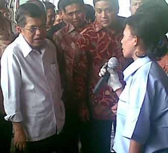 JK Tinjau Pabrik Tabung Gas 