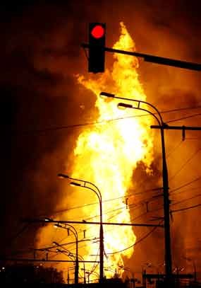 Pipa Gas Meledak di Moskow, 5 Orang Luka