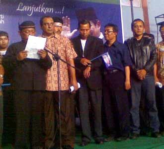 Deklarasi Koalisi Kerakyatan Dukung SBY