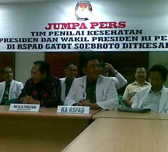 RSPAD Siap Periksa Capres & Cawapres