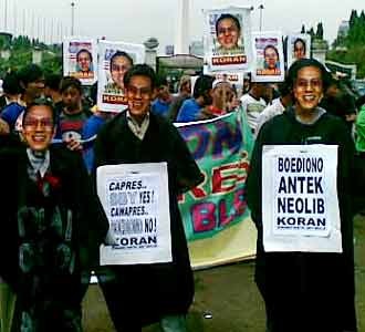 Demo Tolak Boediono 