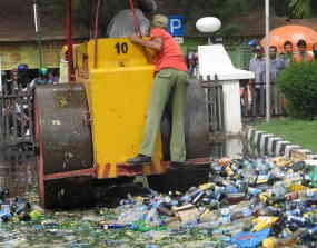 Poltabes Surakarta Musnahkan Miras