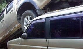 Tabrakan 4 Kendaraan, Tol Wiyoto Wiyono Macet 2 Km