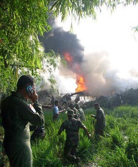 Dan Lanud Iswahyudi: Pesawat Melompat 700 M Sebelum Meledak