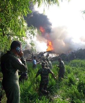 Pesawat Meledak, Prada Saputra Terpelanting 20 Meter dari Ekor 