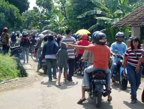 Jatuhnya Hercules di Magetan Jadi Obyek Wisata Dadakan