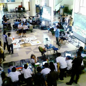 Uji Hasil Belajar, Maranatha Gelar Kontes Line Follower Bot