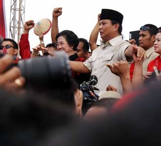 Meriahnya Deklarasi Mega-Prabowo