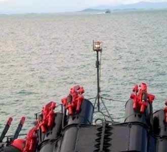 KRI Usir Kapal Perang Malaysia
