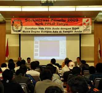 Sosialisasi Pilpres di Jepang