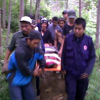 Seluruh Pramuka Berhasil Dievakuasi