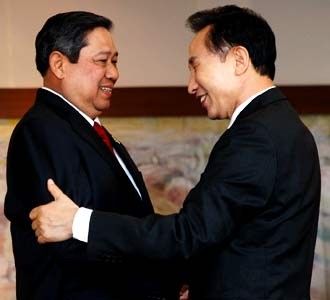 SBY Bertemu Presiden Korsel
