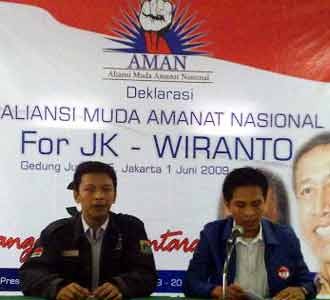 AMAN Resmi Dukung JK-Wiranto