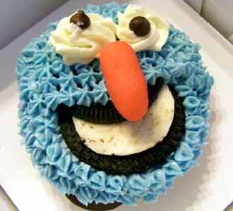 Tokoh Kartun di Cup Cakes