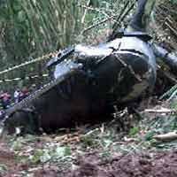 Korban Tewas Ditemukan Terpental 5 Meter dari Badan Heli
