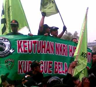 FBR Demo di Kedubes Malaysia