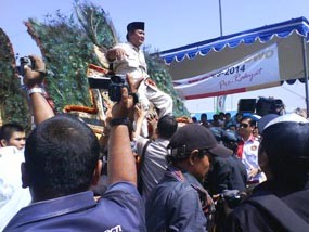 Di Sidoarjo, Prabowo Kontrak Politik dengan APSI