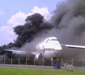 Kronologi Kebakaran Pesawat Global Air di Cengkareng