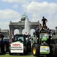 Karena Susu, Brussel Lumpuh Total